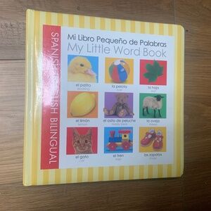Spanish/English Bilingual My Little Word Book